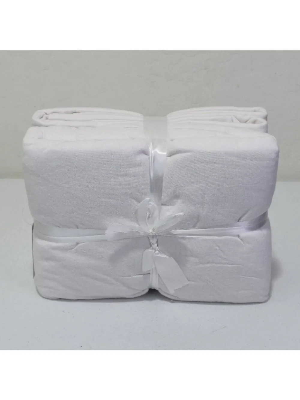 Briarwoodhome 100% Cotton Flannel Queen Sheet Set White with Nano Tech White...